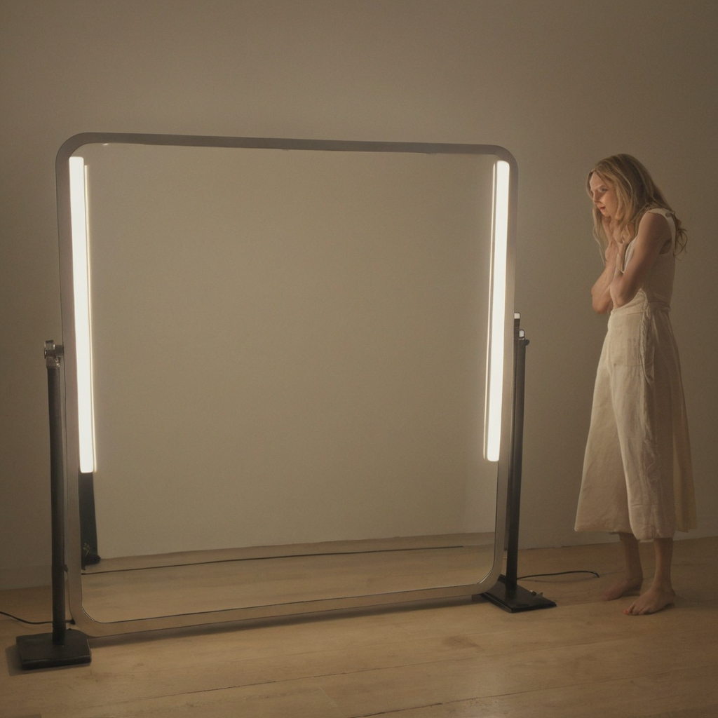 Practical visual for Floor-mirror lighting acceptance-test FAQ