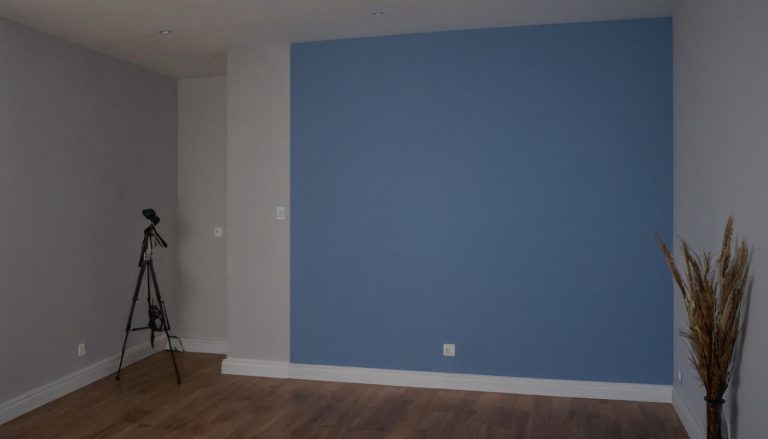 Can daylight and residential LEDs noticeably fade grey-blue wallpaper editorial visual